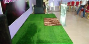 Read more about the article Artificial Carpet Grass Indoor Installation At Lekki Lagos