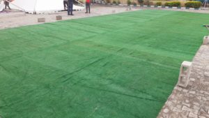 Read more about the article Landscape Design with artificial grass at brilla fm Lekki Lagos