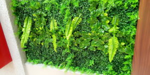 Read more about the article Artificial wall Grass/Flower Installation at Lekki