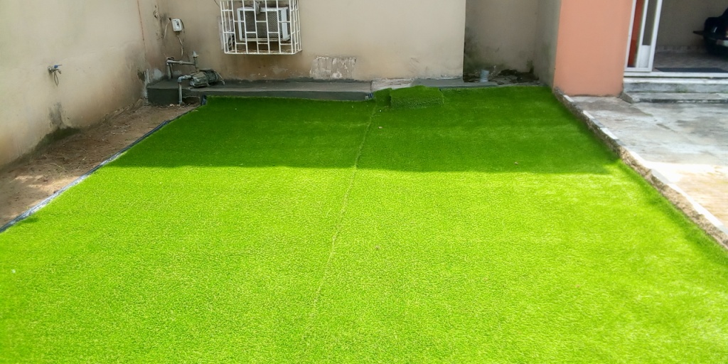 You are currently viewing Artifcial Grass Installation at Alausa Ikeja Lagos