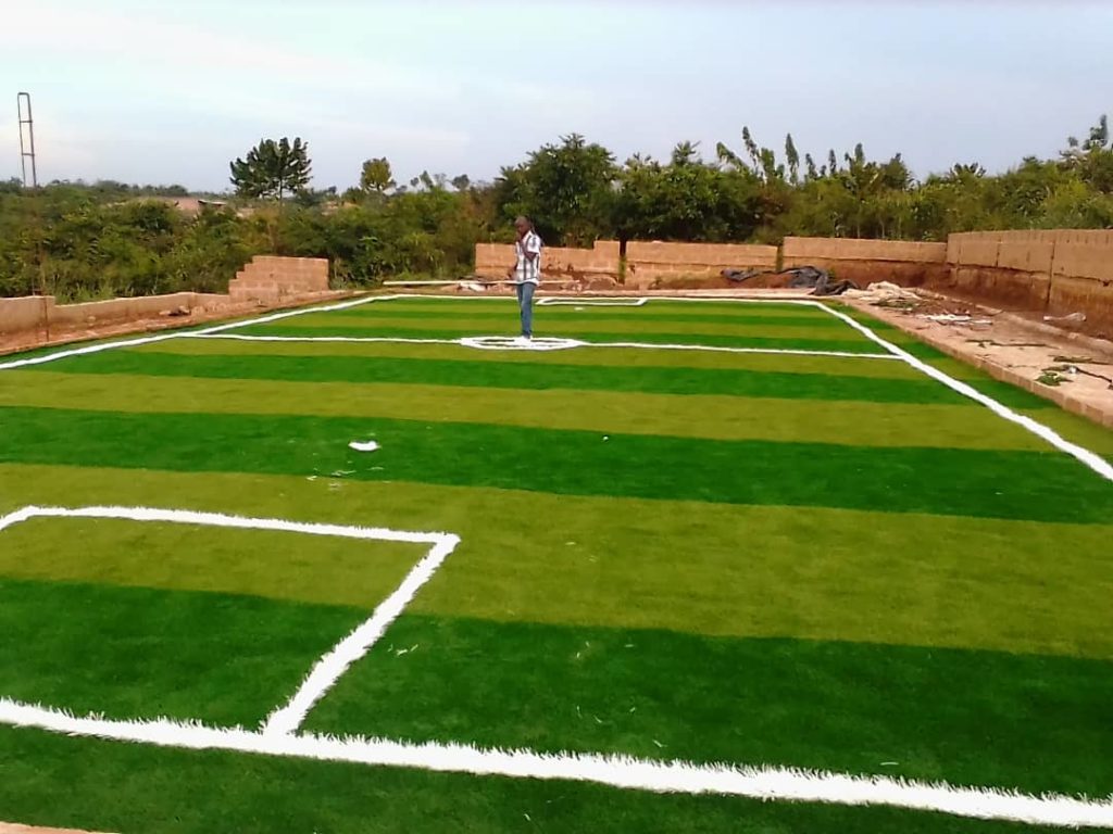 Artificial foor football pitch