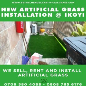 Read more about the article New Grass Installation  At Ikoyi Lagos – Balcony