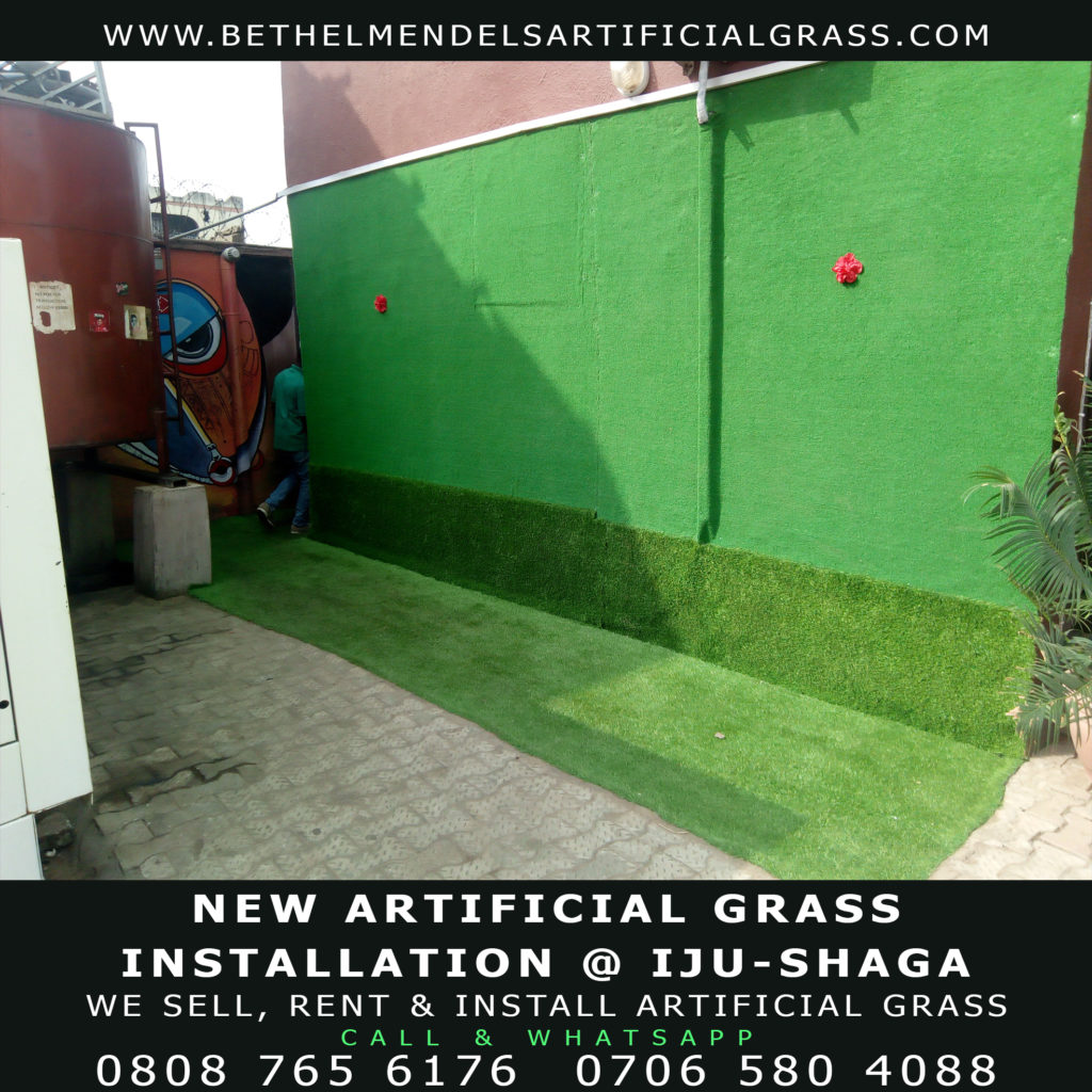 Artificial Grass Installation on walls