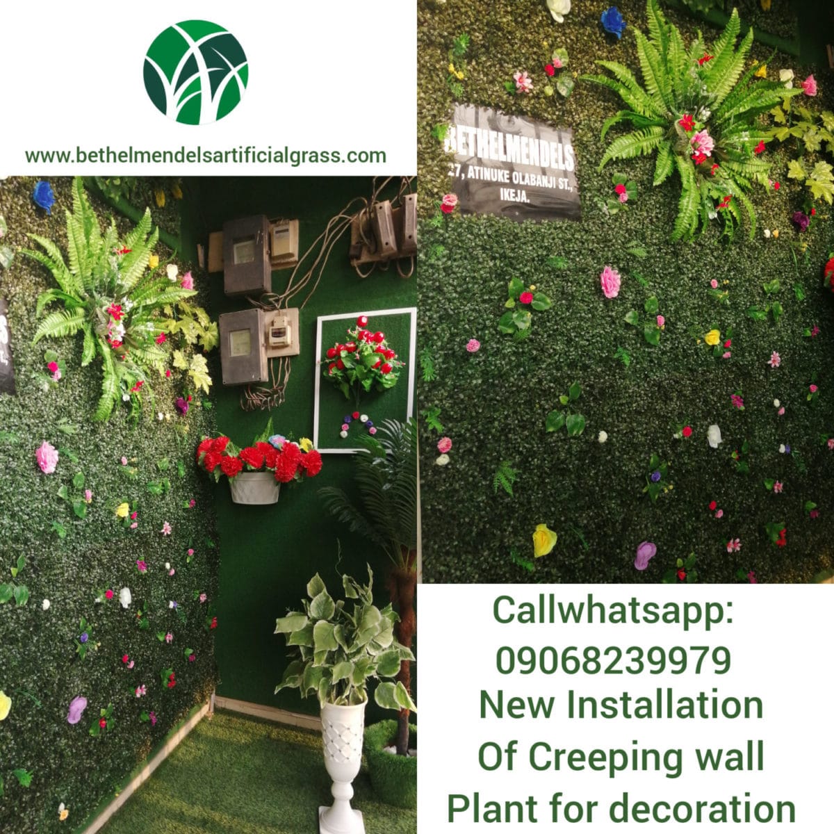 You are currently viewing Wall Decoration with Artificial Creeping plants