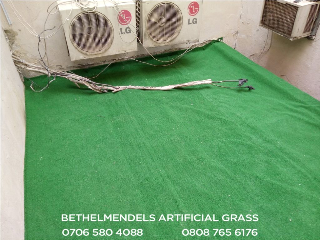 Artificial Grass Install for compound
