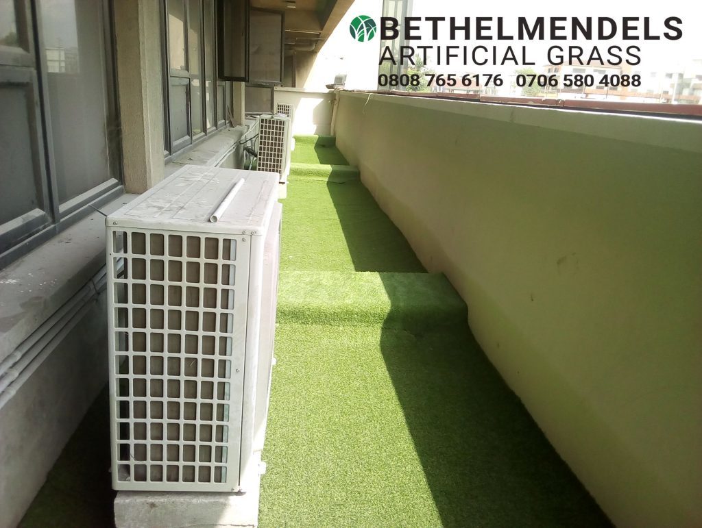 Artificial Grass decking Installation