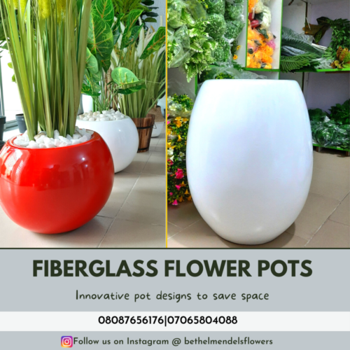 Fiberglass Flowerpots in Lagos Bethelmendels